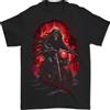 Gildan T-Shirt Uomo Grim Reaper Skull Biker Moto 14 100% Cotone