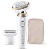 Braun Silk·épil 9 Flex 9-060 3D 40 pinzette Bianco, Oro