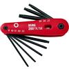 USAG 280 TX/S8 - Serie di 8 chiavi maschio per viti con impronta TORX® 280194