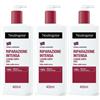 Neutrogena Crema Corpo Idratante Sollievo Intenso, Pelle Molto Secca 3x400 ml