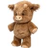 Generico Pupazzo Che Corre 45x25x15 Cm | Bambole Di Peluche A Forma Di | Peluche Cinghiale Ches Corre Vitello Che Corres | Adorabile Animale Peluches Muccas Pelosa Per Alleviare Lo Stress