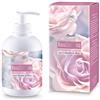 L'AMANDE - Sapone Liquido Mani e Corpo Fresco e Delicato, Bagnoschiuma Gel Detergente Nutriente e Idratante, Sapone Mani e Docciaschiuma con Note Fiorite di Mimosa e Gelsomino - Rosa Suprema, 300 ml