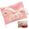 BIKPRST Trousse Trucchi Donna,Porta Trucchi Da Viaggio Portatile, Beauty Bag,Borsa Cosmetica,Idee Regalo Donna,Trousse Trucchi Organizer,Borse Da Toilette Impermeabile,2026 Anno del Cavallo Regali