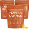 BNOYONERAS Gummies Abbronzanti da Donna, Tanning Gummies Women, Abbronzatura Rapida Senza Sole, Astaxantina, Miscela di Beta-Carotene e Licopene, Luminosità e Idratazione Della Pelle per un Bagliore Naturale (3)