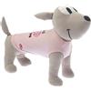 FERRIBIELLA T-Shirt per Cani Rock N Roll Ferribiella - Cotone Leggero - 35 cm