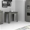 EffeZeta Consolle allungabile Natron cemento 50x90 cm