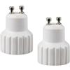 Baoblaze Adattatore portalampada da 2 Pezzi Gu10 a Gu10, Accessorio di Ricambio Leggero e Robusto, convertitore di Luce