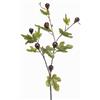 artplants.de Ramo di fico artificiale PROWER con frutti, verde, 90 cm - Ramo di ficus decorativo