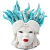 Abhika Verus Ceramiche Abhika Testa di Moro Lady Small Medusa 22 cm