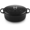 Le Creuset Cocotte Ovale Evolution in Ghisa Vetrificata 33 cm Nero