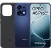 OPPO A6 Pro 5G - Smartphone sbloccato con IA, 8 GB RAM+256 GB, Batteria 6500 mAh, Ricarica Rapida 80 W, Schermo AMOLED 120 Hz, IP69, Fotocamera 50 MP AI, Dual SIM, Versione Spagnola - Blu