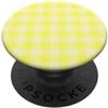 Preposh Giallo Burro Gingham Preppy Estetica Girly Moda Trendy PopSockets PopGrip Adesivo