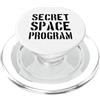 Secret Space Program / UFO Alien Conspir Programma spaziale segreto/divertente design UFO Alien Conspiracy PopSockets PopGrip per MagSafe