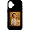 St. Gianna Beretta Molla Icon Custodia per iPhone 16 Elegante Icona Cattolica di Santa Gianna Beretta Molla