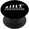 Archery Team Tournament Evolution Appare Tiro con l'arco Evoluzione Divertente Arciere Bowhunter PopSockets PopGrip Adesivo