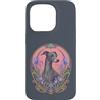 Belle Epoque Pet Portraits Custodia per iPhone 15 Pro Levriero Italiano Art Nouveau Floreale Cane Mamma