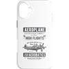 Airliner Fan Graphic Design Present Pilo Custodia per iPhone 16 Plus Sky Riders Aerobatics Aereo amante degli aerei Cool Pilot Gift