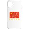 China Flag Asian Heritage Apparel & Gift Custodia per iPhone 16 Plus Bandiera cinese angosciata Uomini Donne Bambini Repubblica Della Cina