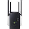 Aenxwa Ripetitore WLAN WLAN 1200 Mbit/s Dual Band 2,4 GHz + 5 GHz WiFi Booster con modalità ripetitore/router/access point, 4 antenne, facile da installare, estensore WiFi con porta LAN/WAN