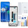 H&LYCYJ Display Schermo per Xiaomi Redmi Note 13 Pro+ 5G TFT 23090RA98C 23090RA98 LCD Schermo di Ricambio Kit di Montaggio（Nero con Cornice, Senza Segno di Dita, Schermo Non Curvo）