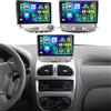 Fuluku 4+64G Android Autoradio per Peugeot 206 2004-2008, C2 2006-2013 Wireless Carplay Android Auto, 9 IPS Touch Screen Radio con Bluetooth 5.0/GPS/Telecamera posteriore/FM/WiFi/SWC