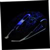 SHINEOFI Mouse Wireless Ergonomico Verticale 6d Retroilluminazione Rgb, 2.4ghz, Leggero in Abs, 6 Pulsanti, per Divertimento e Ufficio