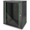 DIGITUS Armadio di rete - Rack 19 pollici - 16U - Montaggio a parete - Profondità 450mm - Carico 60kg - Serie Dynamic Basic - Nero