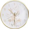 Vacchetti Giuseppe Vacchetti Orologio in alluminio con farfalle bianco cm ø31,6h4,9