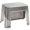 Generic Sgabello da doccia | Sedia da bagno trasparente con spazio di archiviazione, piccola panca da doccia | per cucina, comodino e bagno
