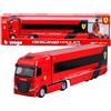 Burago BBURAGO Iveco S-Way 570 Racing con Ferrari SF-24#16 Leclerc, Set Diecast in Scala 1:43, Bisarca Dettagliata con Auto F1, Licenze Ufficiali Ferrari e Iveco, Età Consigliata 3+ Anni