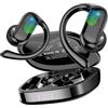 DUSONLAP Cuffie Open-Ear, 42 Ore Auricolari Sportivi Bluetooth 5.4 con ENC Mic e Gancio Auricolare Air, IPX7 Cuffie Bluetooth con Display LED per Fitness/Corsa/Ciclismo, Controllo Touch, iOS Android