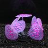 Generic Corallo fluorescente in silicone, decorazione per acquario, che si illumina al buio, 10 cm, finto corallo acquatico (viola)