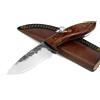 COLTELLO ARTIGIANALE LAMA FISSA DA CACCIA IN ACCIAIO 1095 COLLEZIONE FODERO