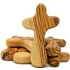 SODIAL 10 PC Piccole In Legno D'Ulivo con di Preghiera H6X76960
