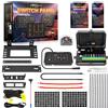 maXpeedingrods Pannello Comandi Touch 8 Gang RGB Universale For UTV ATV SUV Truck Barca 720W