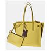 Outlet Le Grandi Firme Manila Grace borsa shopping art. B 218 effetto struzzo col. giallo limone, Giallo limone