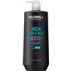 Goldwell Shampoo e gel doccia per uomo Dualsenses Men (Shampoo per capelli e corpo), 1000 ml