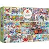 GIBSONS Puzzle Alfabeto dei giochi e dei giocattoli 1000 pezzi