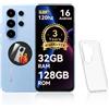 Blackview Smartphone Blackview WAVE 10 senza contratto, Android 16, 32+128 GB, doppia SIM, 120 Hz, 6,88", 32 MP, Live Photos, 5000 mAh, Face ID, Wi-Fi 5G, Doke OS 5.0