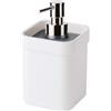 Lineabeta Dispenser sapone bianco c/coperchio inox lucido 250 ml