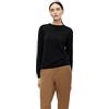 OBJECT COLLECTORS ITEM Objthess - Pullover da Donna con Scollo a O Nero XS