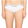 Calvin Klein Donna Slip Taglio Bikini Intimo, Bianco (White), M