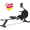 Toorx Home Vogatore RWX-200 Elettromagnetico con Ricevitore Wireless Resistenza ad Aria Linea Toorx Chrono Line