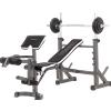 Toorx Home Panca Porta-Bilanciere WBX-90 Richiudibile con Leg Extension e Arm Curl Linea Toorx
