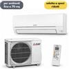 Mitsubishi Electric MSZ-HR Climatizzatore monosplit 24.000 BTU per stanze fino a circa 70 mq
