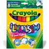 Crayola 8 Pennarelli maxi punta i Lavabilissimi Crayola