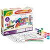 Crayola Set dipingi con i numeri, con tempere lavabili e pennelli, 6 disegni, attività creativa per bambini, paint by numbers - 5+ - crayola