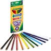 Crayola - scatola da 12 matite colorate di legno fsc - pastelli colorati con mina resistente