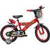 Bicicletta da 14 pollici di brainrot. ideale per bambini di età tra i 3 e i 5 anni. con trombetta, borraccia e scudo anteriore
