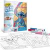Disney Stitch Color wonder coloring set con 18 pagine da colorare e 4 pennarelli - crayola